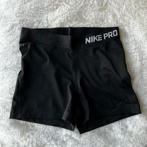 Black Womens Nike Pro 3” Shorts
